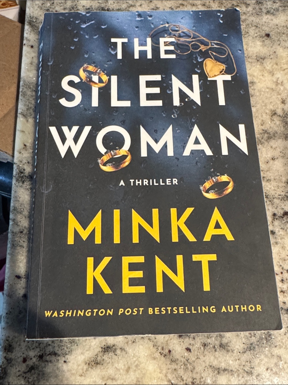 The Silent Woman by Minka Kent - Black & Yellow Paperback Thriller